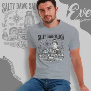 salty dawg saloon shirt homer spit ak dive bar t shirt