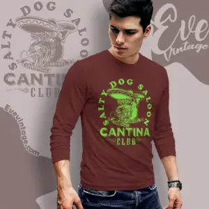 salty dog saloon cantina club shirt florida dive bar long sleeve tee