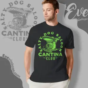 salty dog saloon cantina club shirt florida dive bar t shirt