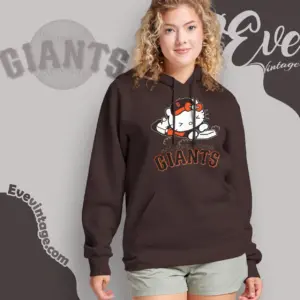 san francisco giants hello kitty sliding into home hoodie