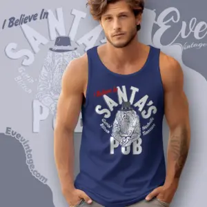 santas pub shirt nashville dive bar tank top racerback