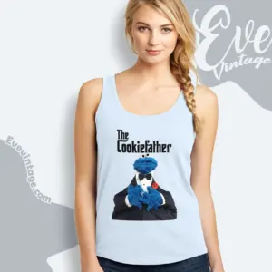 sesame street the cookiefather tank top racerback