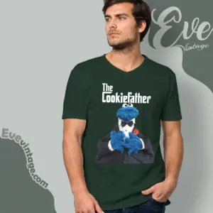 sesame street the cookiefather v neck tshirt
