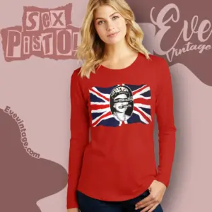 sex pistols shirt god save the queen long sleeve tee