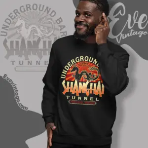 shanghai tunnel bar shirt portland underground bar sweatshirt
