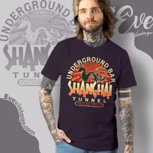 Shanghai Tunnel Bar Shirt – Portland Underground Bar Tee