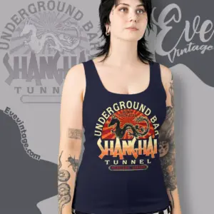 shanghai tunnel bar shirt portland underground bar tank top racerback