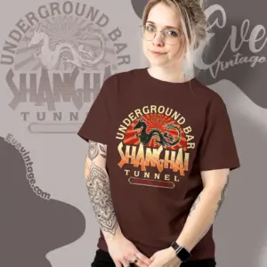 shanghai tunnel bar shirt portland underground bar women t shirt