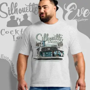silhouette lounge shirt allston ma dive bar t shirt