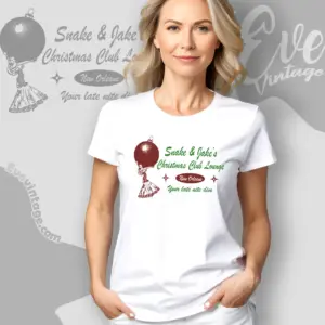 snake and jakes christmas club lounge shirt women t shirt