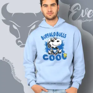 snoopy buffalo bulls joe cool hoodie