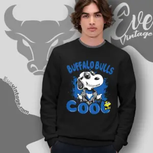 snoopy buffalo bulls joe cool sweatshirt