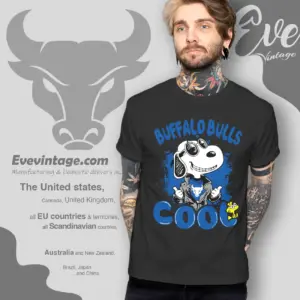 snoopy buffalo bulls joe cool t shirt