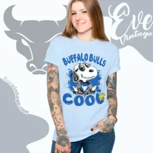 snoopy buffalo bulls joe cool women t shirt
