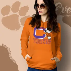 snoopy clemson tigers joe cool hoodie