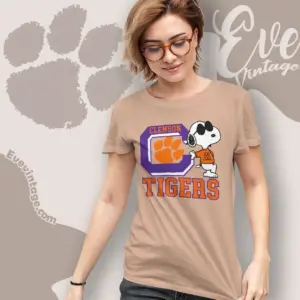 Snoopy Clemson Tigers Joe Cool Shirt