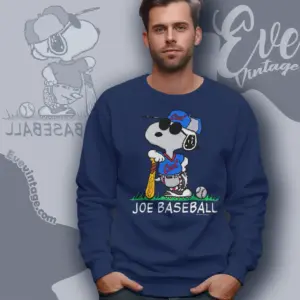 snoopy joe baseball vintage sweatshirt
