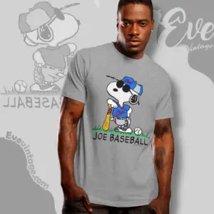 snoopy joe baseball vintage t shirt