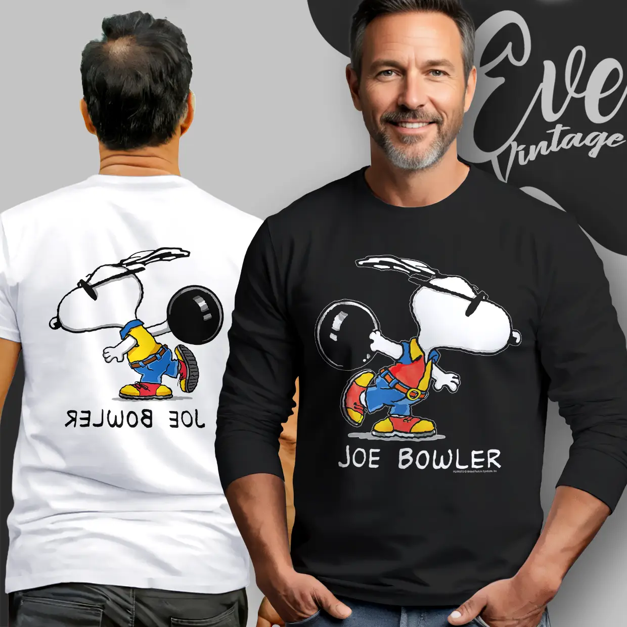 snoopy joe bowler shirt long sleeve tee snoopy joe bowler shirt long sleeve tee