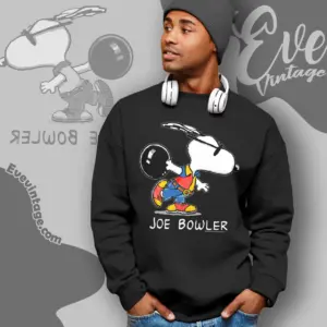 snoopy joe bowler shirt sweatshirt