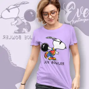 snoopy joe bowler shirt women t shirt