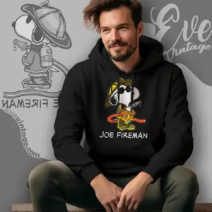 snoopy joe fireman hoodie