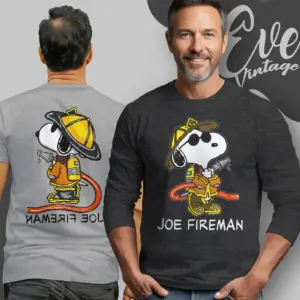 Snoopy Joe Fireman Shirt