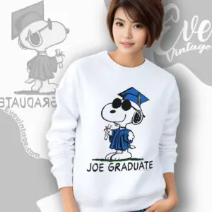 snoopy joe graduate vintage sweatshirt