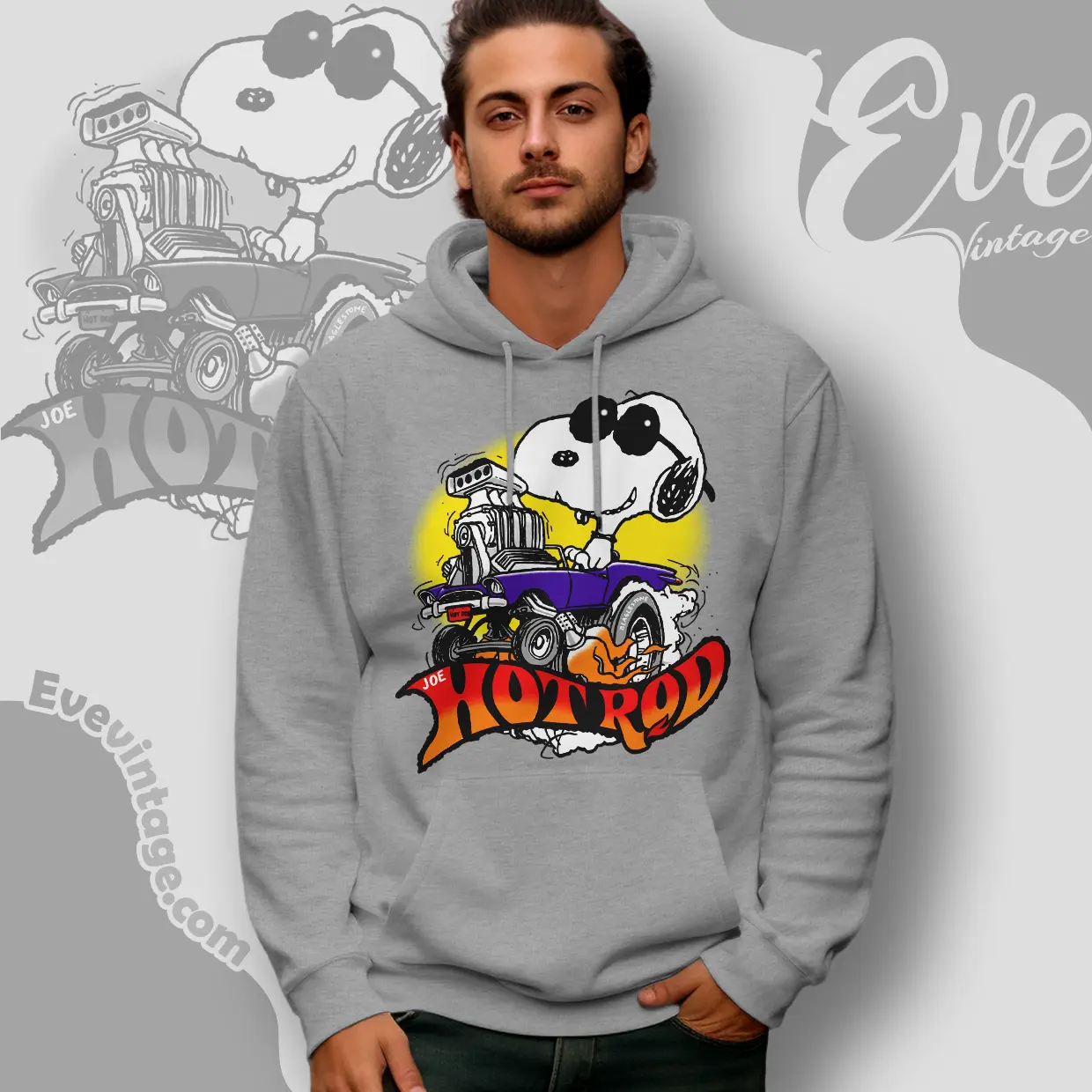 snoopy joe hot rod vintage hoodie snoopy joe hot rod vintage hoodie