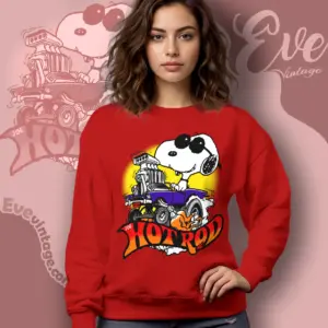 snoopy joe hot rod vintage sweatshirt