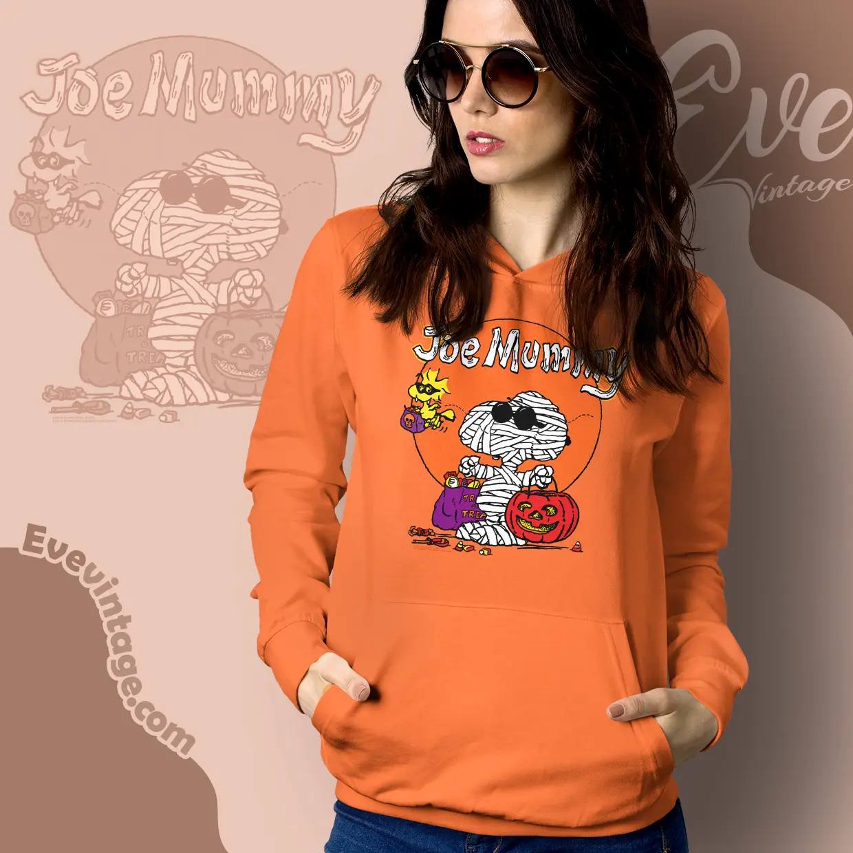 snoopy joe mummy halloween vintage 90s hoodie snoopy joe mummy halloween vintage 90s hoodie