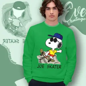 snoopy joe skater shirt sweatshirt