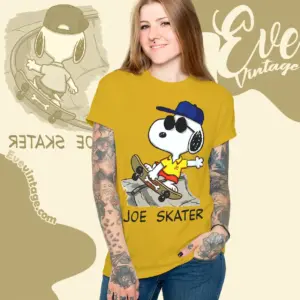 snoopy joe skater shirt women t shirt