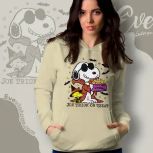 snoopy joe trick or treat vintage 90s hoodie