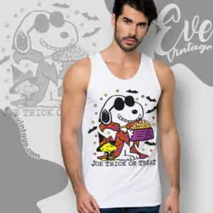 snoopy joe trick or treat vintage 90s tank top racerback