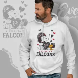 snoopy love atlanta falcons hoodie