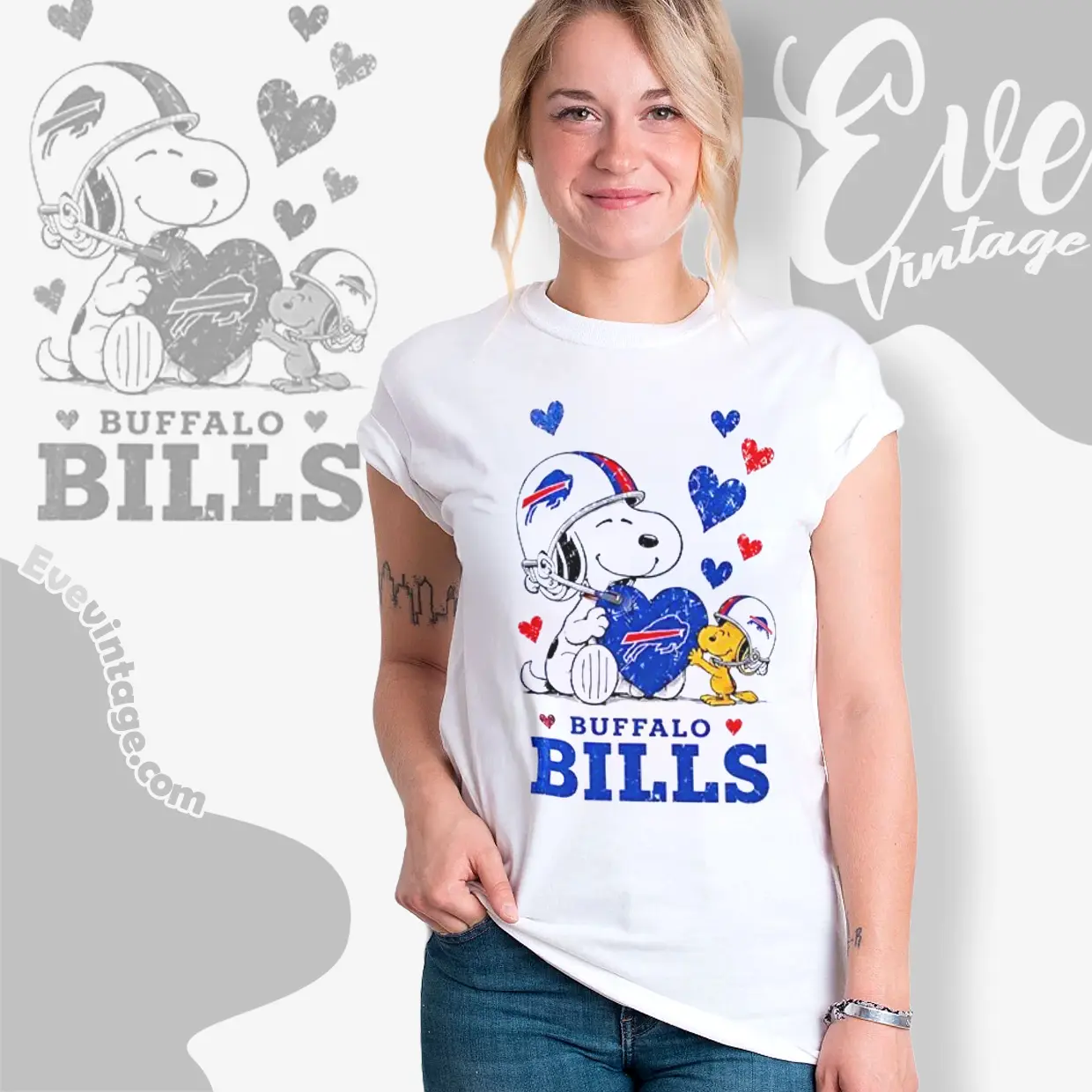 snoopy love buffalo bills women t shirt snoopy love buffalo bills women t shirt