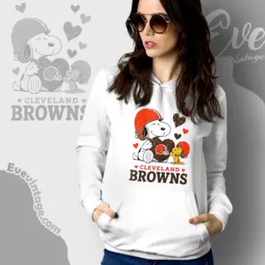 snoopy love cleveland browns hoodie