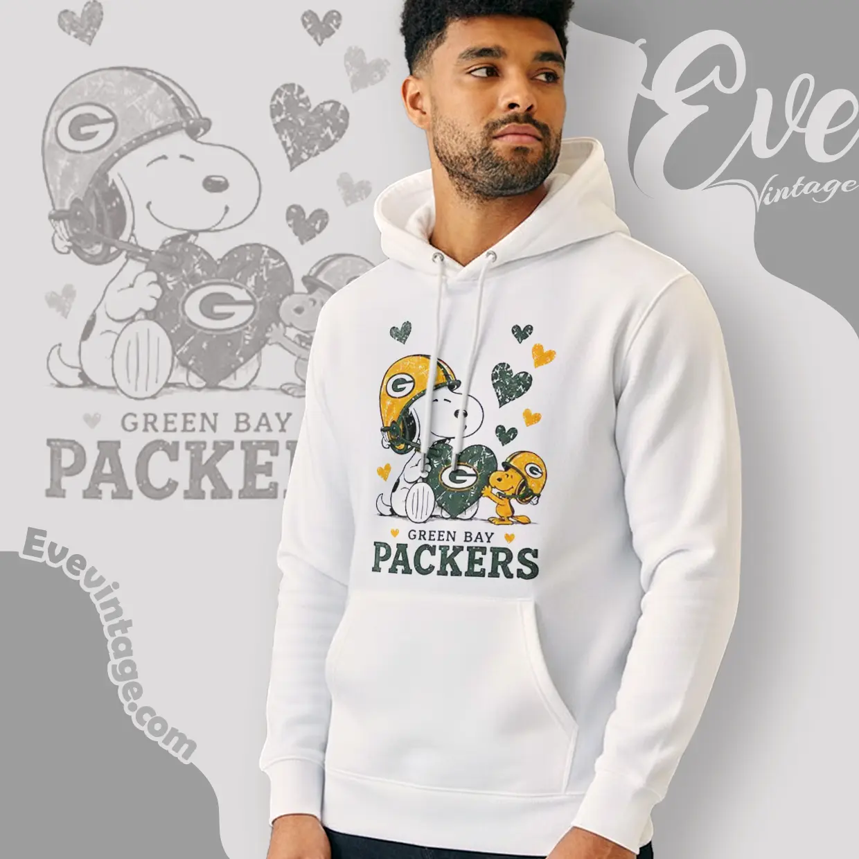 snoopy love green bay packers hoodie snoopy love green bay packers hoodie