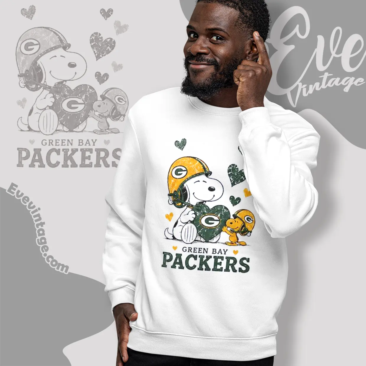snoopy love green bay packers sweatshirt snoopy love green bay packers sweatshirt
