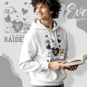 snoopy love las vegas raiders hoodie
