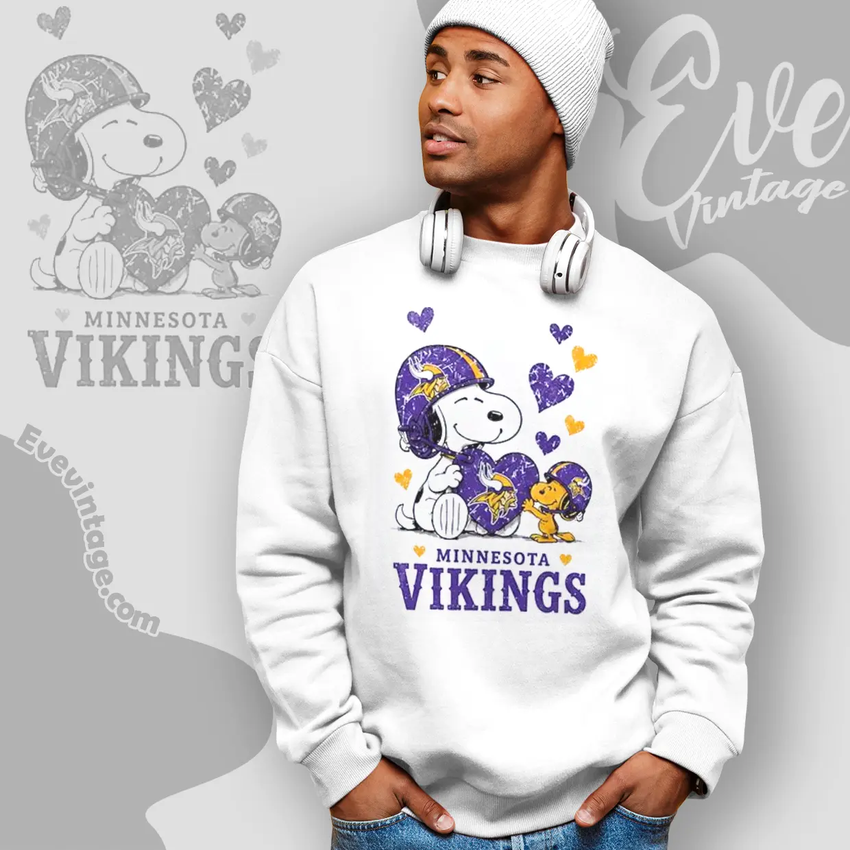 snoopy love minnesota vikings sweatshirt snoopy love minnesota vikings sweatshirt