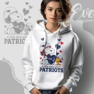 snoopy love new england patriots hoodie
