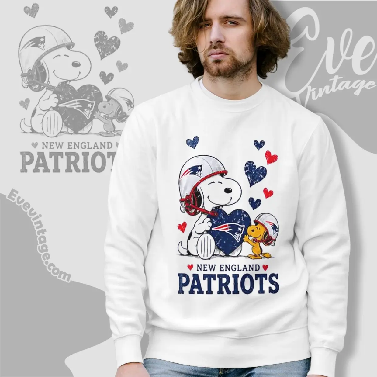 snoopy love new england patriots sweatshirt snoopy love new england patriots sweatshirt