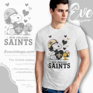 snoopy love new orleans saints t shirt