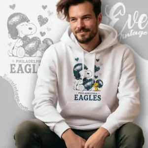 snoopy love philadelphia eagles hoodie