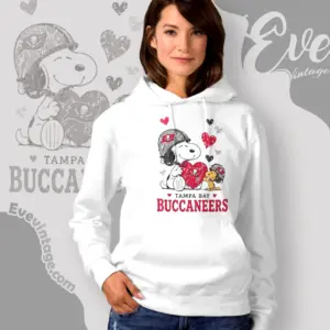 snoopy love tampa bay buccaneers hoodie
