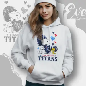 snoopy love tennessee titans hoodie