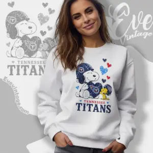 snoopy love tennessee titans sweatshirt