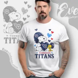snoopy love tennessee titans t shirt